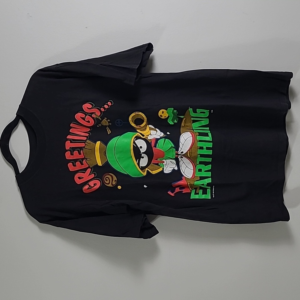 Vintage 90's Warner Bros Greetings Earthling Marvin the Martian graphic tshirt